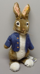 EAN 355240: Steiff woven fur Peter rabbit, brown/beige