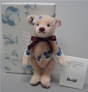 steiff pink teddy