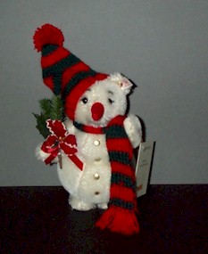 steiff snowman bear